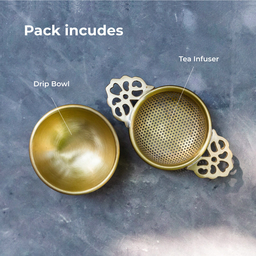 Tea Infuser with Drip Bowl