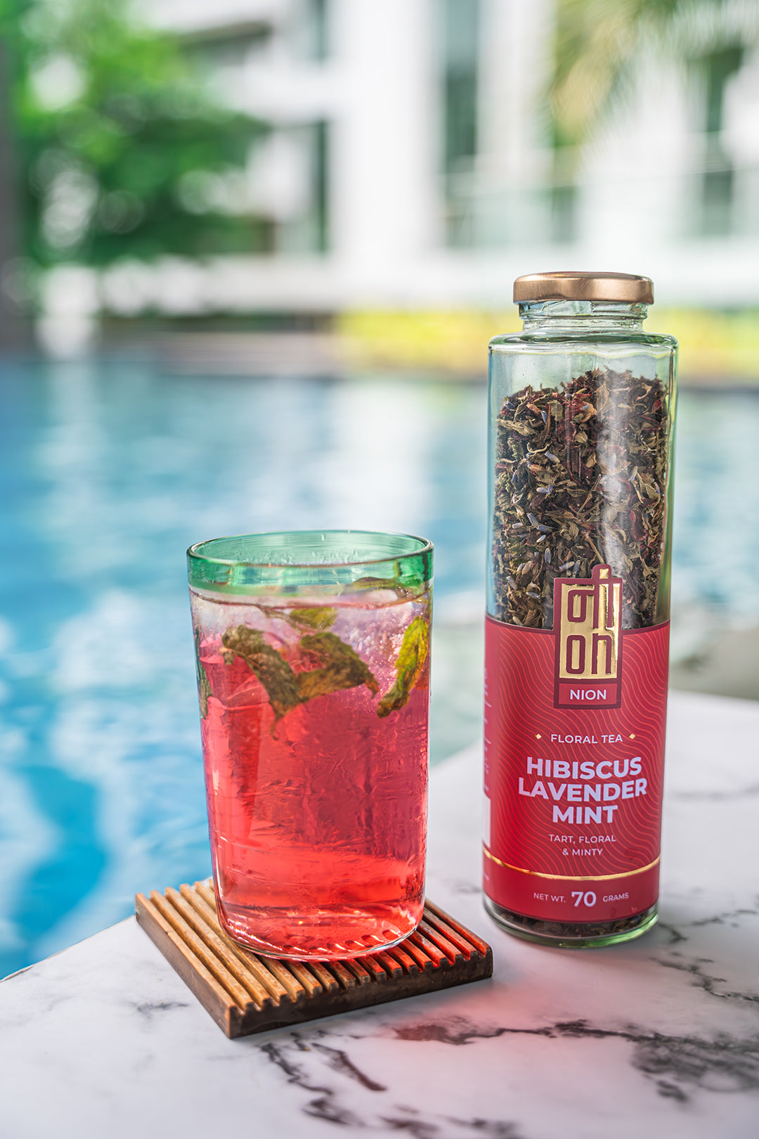 Hibiscus Lavender Mint Floral Tea